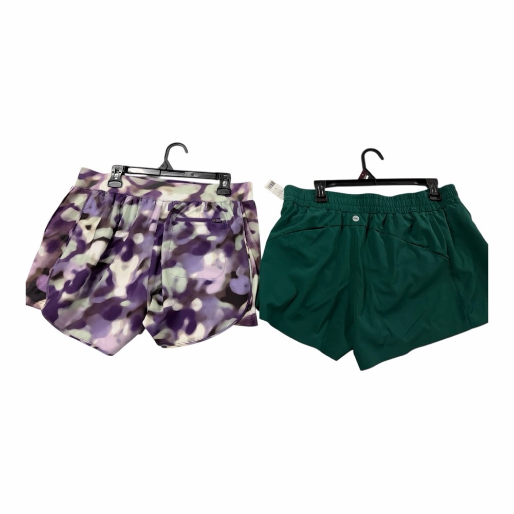 BRAND NEW Purple Camo and Green Shorts bundle